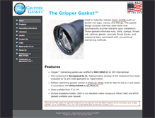 Tablet Screenshot of grippergasket.com